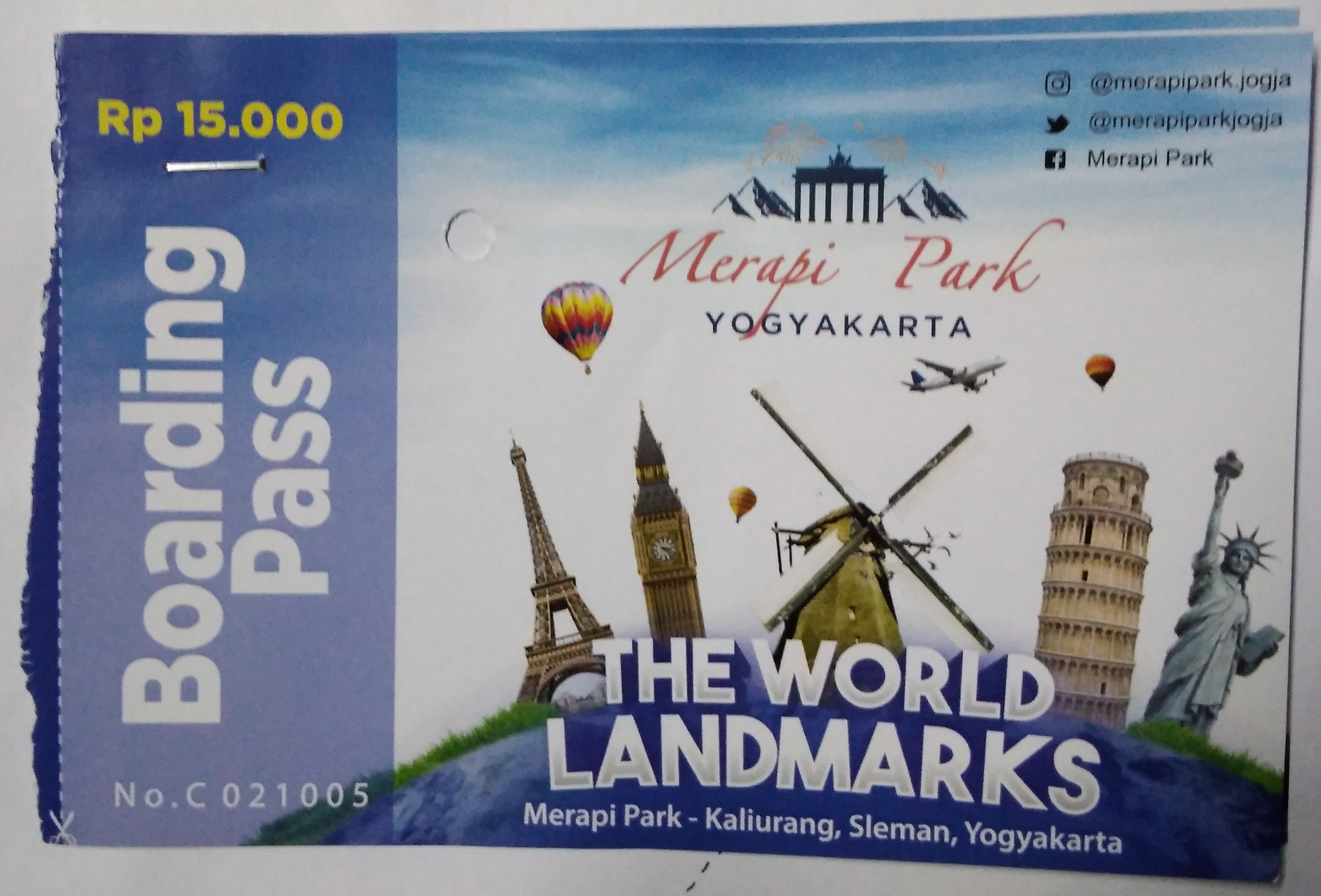 Tiket Masuk Merapi Park Yogyakarta - The World Landmarks